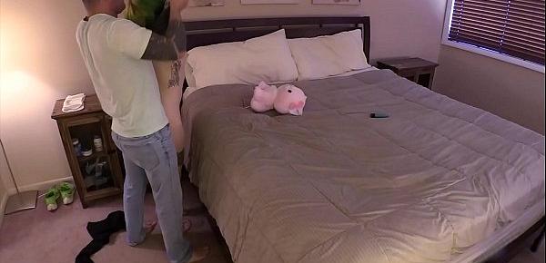  Emo Step-Daughter Punished With Cum FULL VID